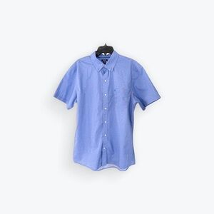 Men's Blue Short Sleeve Shirt